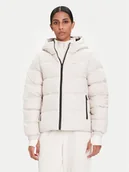 Kurtki damskie - Jack Wolfskin Kurtka puchowa Frozen Palace A65097 Beżowy Regular Fit - miniaturka - grafika 1