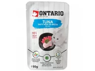 Mokra karma dla kotów - Ontario saszetka 80g DLA KOTA TUŃCZYK W ROSOLE - miniaturka - grafika 1