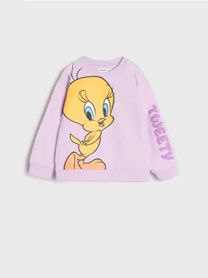 Sinsay - Bluza Tweety - fioletowy - Swetry dla dziewczynek - miniaturka - grafika 1