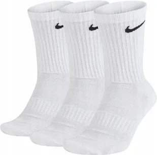 Skarpety Męskie Nike 3 Pary r. 42-46 Długie Sportowe Białe - Skarpetki męskie - miniaturka - grafika 1