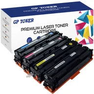 Tonery oryginalne - 4x Tonery do HP Color LaserJet Pro MFP M180Series MFP M181FW 205A CF530A Zestaw CMYK - miniaturka - grafika 1