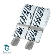 Dodatki do ubrań - Szelki do spodni Muzyczne Nuty BR-014 - miniaturka - grafika 1