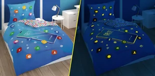 ﻿Komplet Pościeli Młodzieżowej 160x200 Smartfon - Pościel dla dzieci - miniaturka - grafika 1