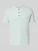 Koszulki męskie - T-shirt z wyhaftowanym logo - miniaturka - grafika 1