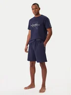 Piżamy męskie - KARL LAGERFELD Piżama B1M45005 Granatowy Regular Fit - miniaturka - grafika 1