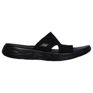 Klapki Skechers ON-The-GO 600 - Oceanside W 140003-BBK czarne - Klapki i japonki damskie - miniaturka - grafika 1