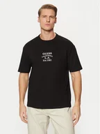 Koszulki męskie - Guess T-Shirt M5RI35 K8FQ4 Czarny Oversize - miniaturka - grafika 1
