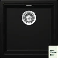 Zlewozmywaki - Zlew kuchenny granitowy 40cm SCHOCK Kiruna N-100 Night CRISTADUR - miniaturka - grafika 1