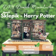 Puzzle - Domek Miniaturka DIY-Harry Potter Book Nook DIY Puzzle 3D - miniaturka - grafika 1