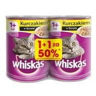 Mokra karma dla kotów - Whiskas Adult dla Kota KURCZAK W SOSIE Zestaw 2x 400g 425476-WHI-S-KUR-400 - miniaturka - grafika 1