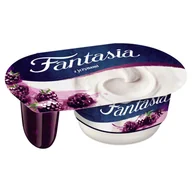 Kefiry, jogurty, maślanki - Danone - Fantasia Deser kremowy z jeżyną - miniaturka - grafika 1