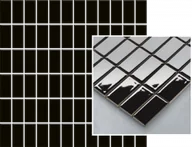 Płytki ceramiczne - Paradyż ALTEA NERO (BŁYSZCZĄCA) MOZAIKA 29,8X29,8 (2,3X4,8) ALTEA NERO (BŁYSZCZĄCA) MOZAIKA 29,8X29,8 (2,3X4,8) - miniaturka - grafika 1