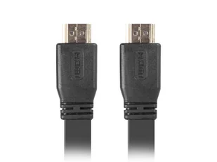 LANBERG LANBERG Kabel HDMI-HDMI M/M v2.0 0.5m czarny płaski (CA-HDMI-21CU-0005-BK) - Kable - miniaturka - grafika 5