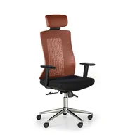 Fotele i krzesła biurowe - B2B Partner Krzesło biurowe EDEN, pomarańczowo/czarne NF-8690,HY-8104/OB75 - miniaturka - grafika 1