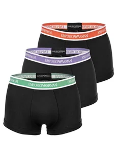 Emporio Armani Bokserki 28206 Czarny - Majtki męskie - miniaturka - grafika 1