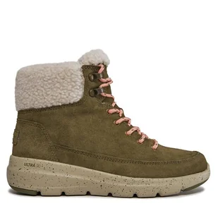 Botki Skechers Glacial Ultra Woodsy 144175/OLV Khaki - Botki damskie - miniaturka - grafika 1