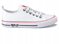 Moda i Uroda OUTLET - Buty Damskie Big Star Tenisówki Kk274101 Białe 37 - miniaturka - grafika 1