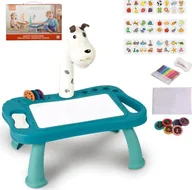 Tablice dla dzieci - Swede Projektor do Rysowania Podświetlana Led Tablica Pies dla Dzieci z Puzzlami - miniaturka - grafika 1