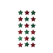 Scrapbooking - Naklejki Brokatowe 3D Gwiazdki 18 Szt. Dalprint - miniaturka - grafika 1