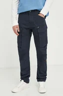 Spodnie męskie - G-Star Raw spodnie męskie kolor granatowy w fasonie cargo - miniaturka - grafika 1