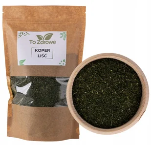KOPEREK SUSZONY 200g liść kopru naturalny POLSKA jakość premium To Zdrowe - Przyprawy i zioła sypkie - miniaturka - grafika 1
