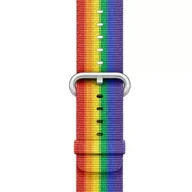 Akcesoria do smartwatchy - Oryginalny Pasek Apple Watch 42mm Pride Edition Woven Nylon w zaplombowanym opakowaniu - miniaturka - grafika 1