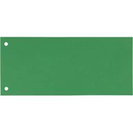 Przekładki do segregatorów - Esselte Przekładki kartonowe 1/3 A4 - zielone - miniaturka - grafika 1
