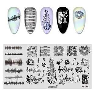 Blaszka Płytka do Stempli do zdobienia Paznokci - Ozdoby do paznokci - miniaturka - grafika 22