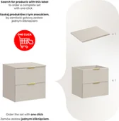 Meble łazienkowe - Zestaw meblowy 60cm z blatem - miniaturka - grafika 1