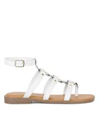 Sandały damskie - Sergio Bardi Sandały WI16-D1034-01SB Biały - miniaturka - grafika 1