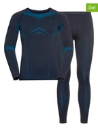 Kalesony - Odlo 2-częściowy zestaw "Fundamentals Performance" w kolorze granatowym - miniaturka - grafika 1