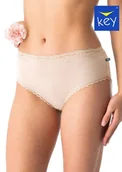 Majtki damskie - FIGI KEY LPK-002 BAMBUS JB (kolor beż jasny, rozmiar S) - miniaturka - grafika 1