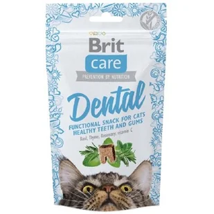 Brit Care Kot Care Cat Snack Dental 50g - Przysmaki dla kotów - miniaturka - grafika 1