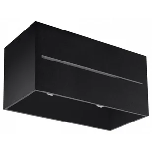 Czarny prostokątny plafon LED - EX510 D4-N84 - Oprawy, klosze i abażury - miniaturka - grafika 1