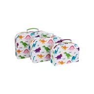 Wyposażenie pokoiku dziecięcego - Kuferki Walizeczki 3 szt. Dinozaury - miniaturka - grafika 1