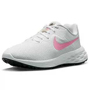 Nike Revolution 6 Next Nature, Trampki damskie, White Pink Spell Fossil Stone Black, 44 EU - Trampki damskie - miniaturka - grafika 1