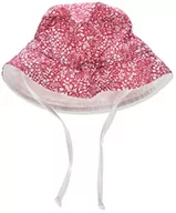 Czapki damskie - maximo Czapka dziewczęca, wielobarwny (czerwono-białe arkusze 32), 51 cm - miniaturka - grafika 1