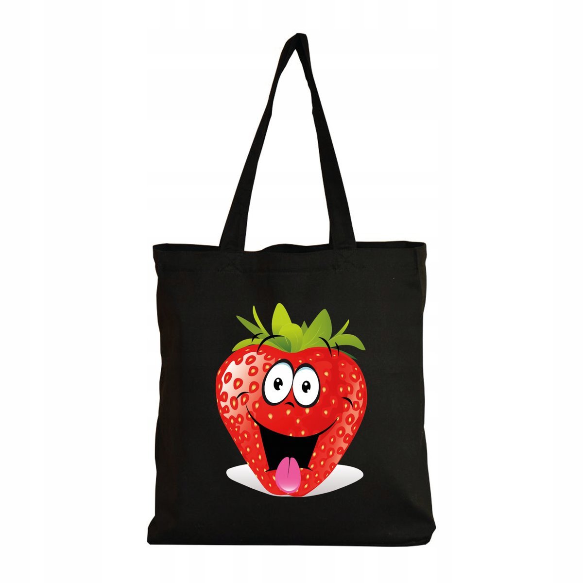 Eko Torba na ramię Zakupy Shopper Torebka Truskawka Strawberry 1