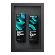 Zestawy kosmetyków męskich - ZEW for Men Zestaw Nawilżająco-Łagodzący Krem do Twarzy + Żel do Mycia Twarzy - miniaturka - grafika 1