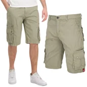 Odzież taktyczna i umundurowanie - Spodenki Alpha Industries Alpha Short 136250 679 - Piaskowe  30 - miniaturka - grafika 1