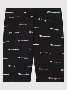 Champion Szorty sportowe 404432 Czarny Slim Fit - Spodenki damskie - miniaturka - grafika 1