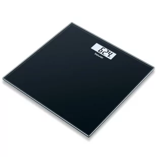 Beurer GS 10 black Waga szklana, czarna 75621 - Wagi łazienkowe - miniaturka - grafika 2
