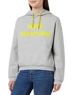 Bluzy damskie - s.Oliver Sales GmbH & Co. KG/s.Oliver Damska bluza z kapturem, szary, XS - miniaturka - grafika 1