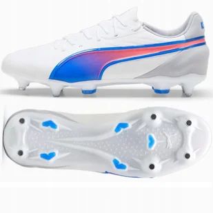 Buty Puma KING Match MxSG 107875-02 biały 45 - Piłka nożna - miniaturka - grafika 1