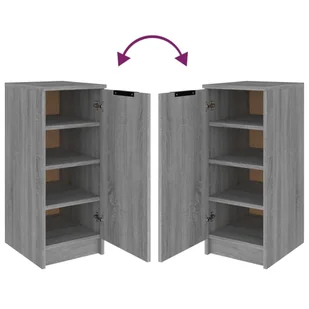 Lumarko Szafka na buty, szary dąb sonoma, 30x35x70 cm - Szafki na buty - miniaturka - grafika 9