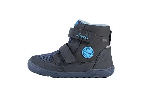 Lurchi Botki Jimmy-TEX Barefoot, Granatowy turkus, 33 EU