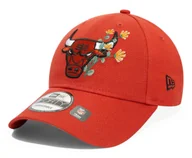 Czapki damskie - Czapka z daszkiem NEW ERA Chicago Bulls Flower Icon Copper 9FORTY - miniaturka - grafika 1
