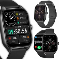 Smartwatch - SMARTWATCH DAMSKI ROZMOWY MENU PL CIŚNIENIE PULS SMART WATCH SPORT ZDROWIE - miniaturka - grafika 1