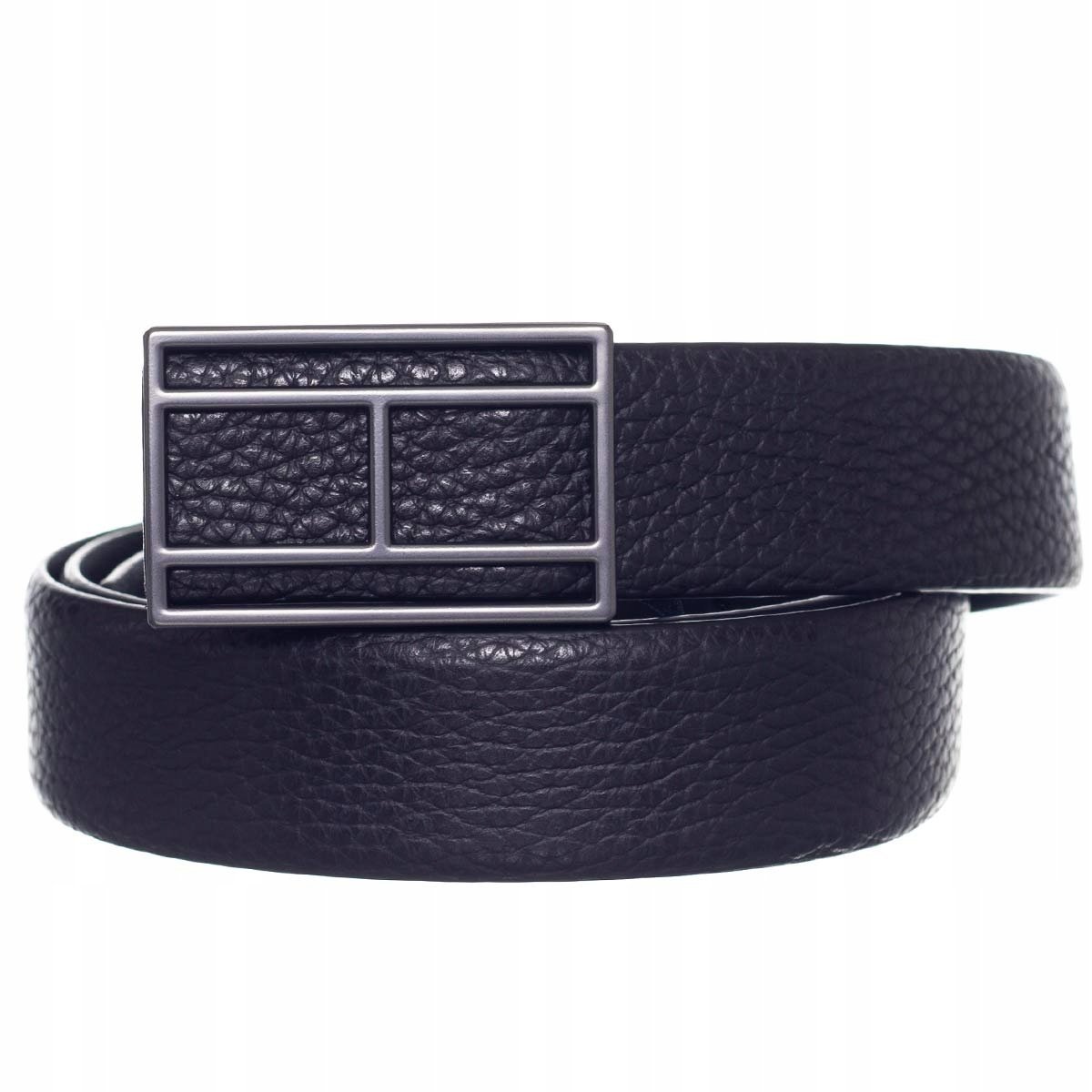 TOMMY HILFIGER MĘSKI PASEK FLAG LOGO BLACK r. 95