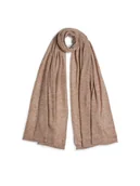 Apaszki i szaliki damskie - Tommy Hilfiger Szalik AW0AW16645 Beżowy - miniaturka - grafika 1